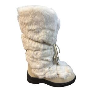 Vintage Bally Fur Apres Ski Boot Women size 39 US 9